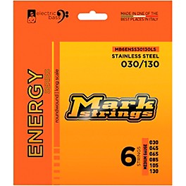 Markbass Energy Series Electric Bass Stainless Steel Strings (30 - 130) Medium Gauge