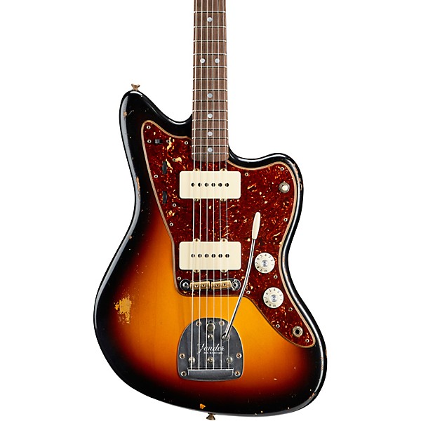 Fender Custom Shop 1965 Jazzmaster Relic Electric Guitar 3-Color Sunburst