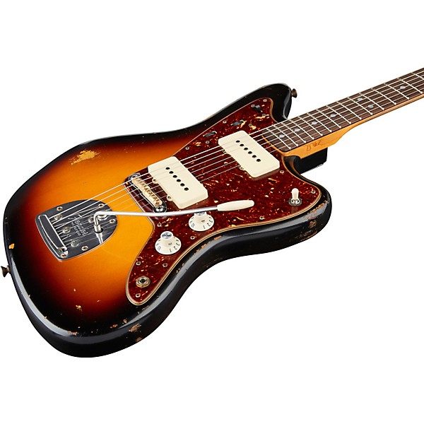 Fender Custom Shop 1965 Jazzmaster Relic Electric Guitar 3-Color Sunburst