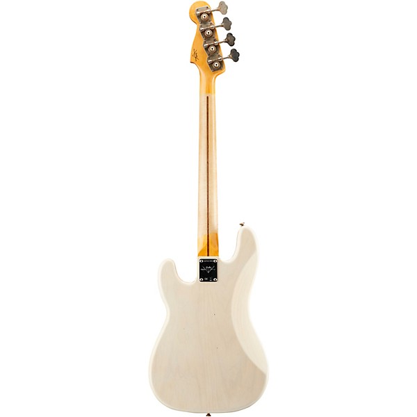 Fender Custom Shop 57 Precision Bass Journeyman Relic Aged White Blonde