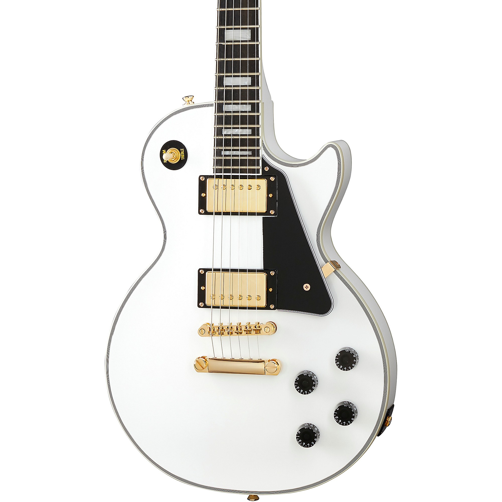 Epiphone Les Paul Custom Electric Guitar Alpine White