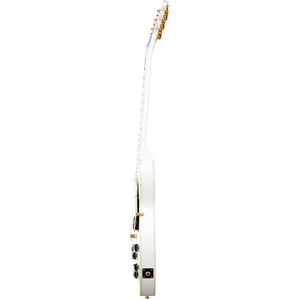 Open Box Epiphone Les Paul Custom Electric Guitar Level 2 Alpine White 197881109981