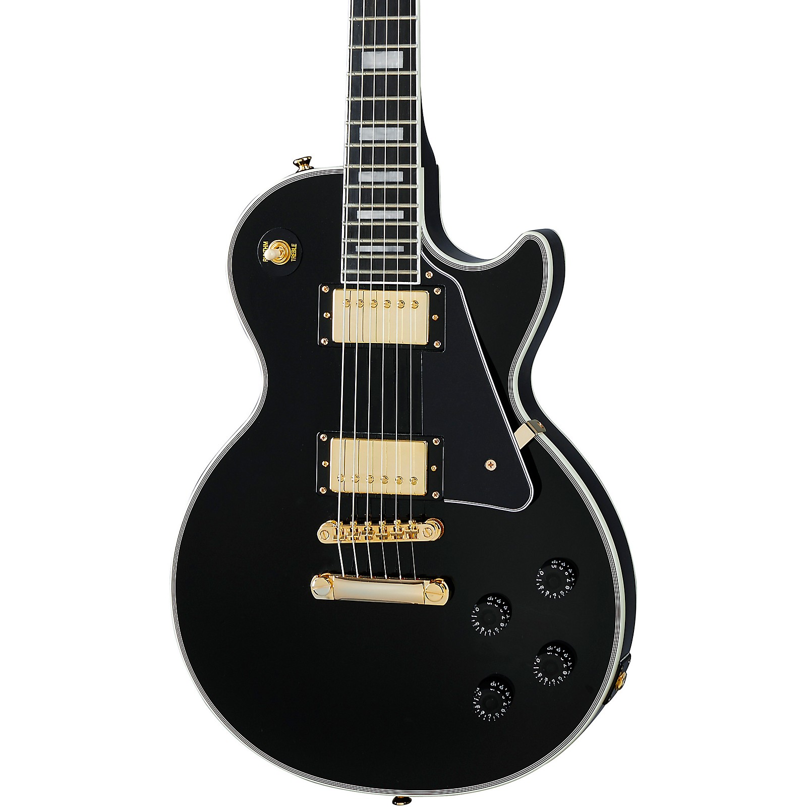 Epiphone Les Paul Custom Electric Guitar Ebony | Guitar Center