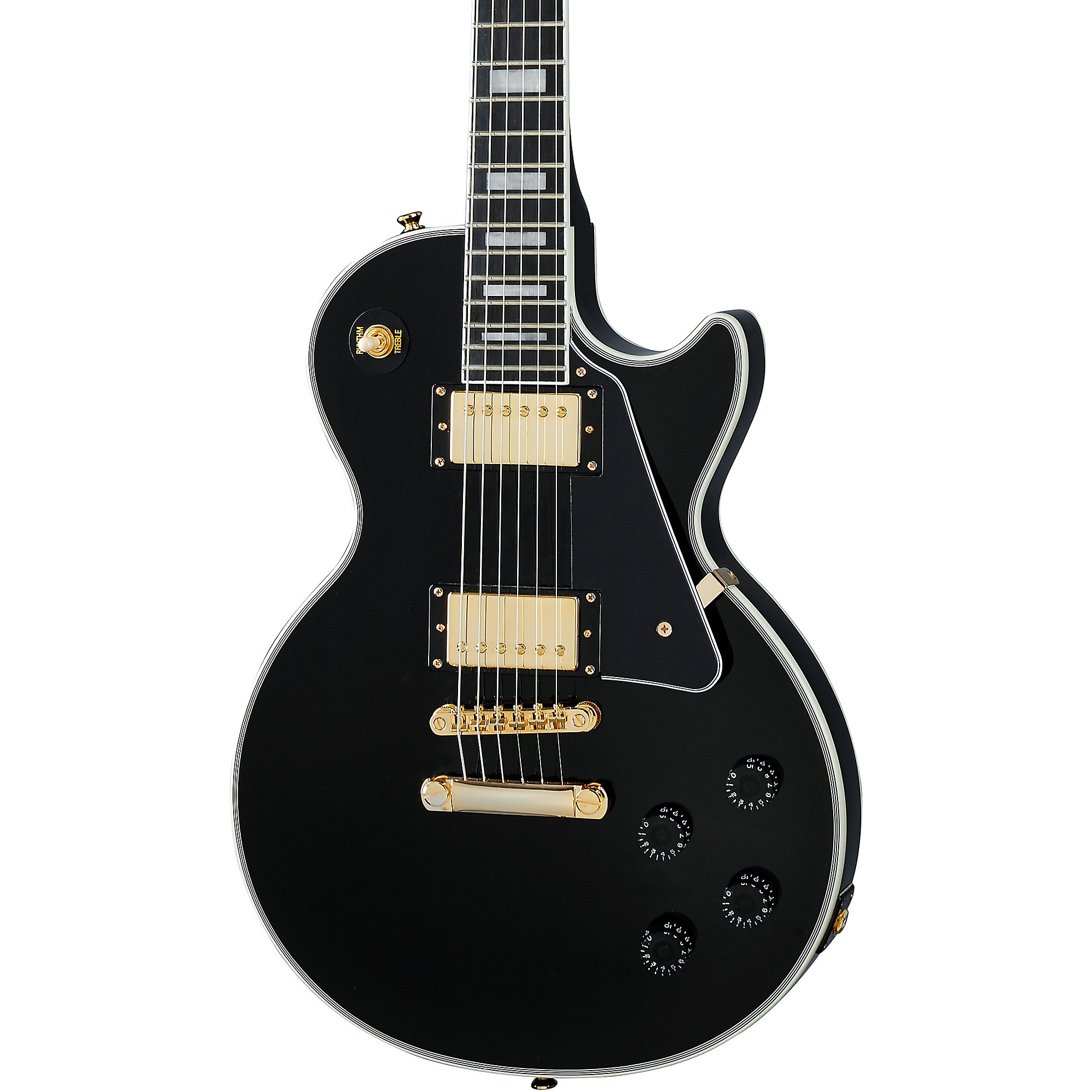 Epiphone Les Paul Custom Electric Guitar Ebony