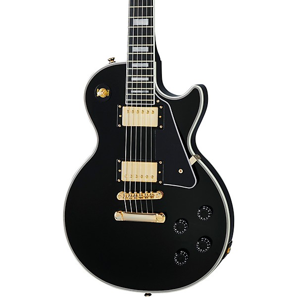 Open Box Epiphone Les Paul Custom Electric Guitar Level 2 Ebony 194744884597