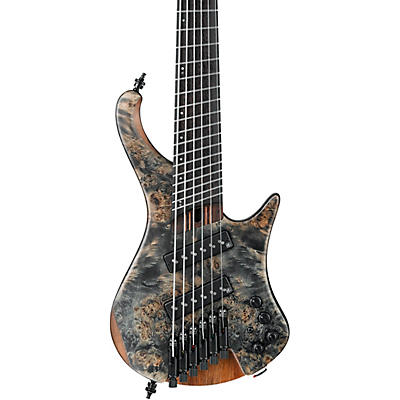 Ibanez Ehb1506ms 6-String Multi-Scale Ergonomic Headless Bass Black Ice Flat for sale