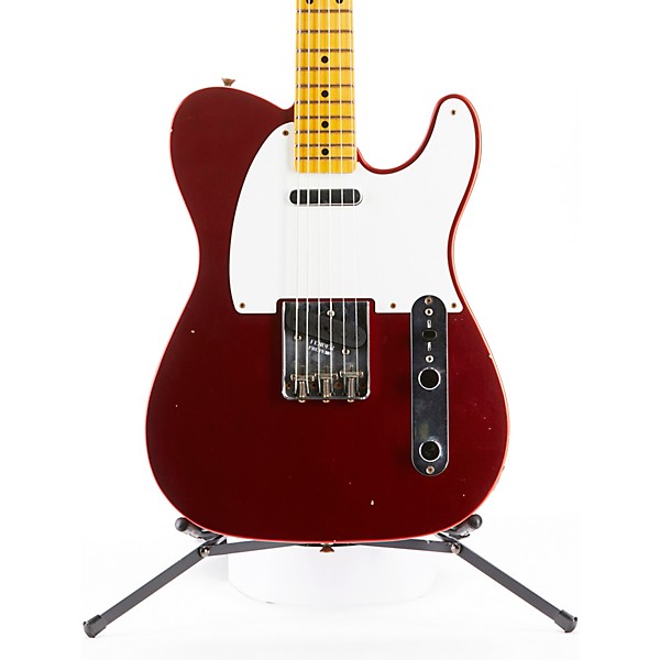 Fender Custom Shop 1957 Telecaster Journeyman Relic Electric Guitar Aged Candy Apple Red