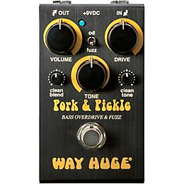 Open Box Way Huge Electronics Smalls Pork & Pickle Bass Overdrive Effects Pedal Level 2  197881150563