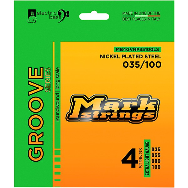 Markbass Groove Series Electric Bass Nickel Plated Steel Strings (35 - 100) Extra Light