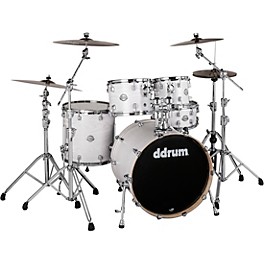 ddrum Dominion Series Birch 5-Piece Shell Pack Satin Bubinga ddrum Dominion Series Birch 5-Piece Shell Pack Paper White Birch