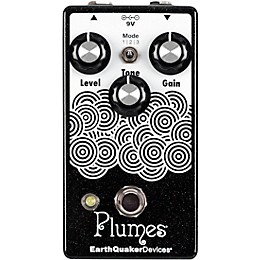 ギター EarthQuaker Devices Plumes Black Sparkle EQD EarthQuaker Devices Plumes Overdrive Guitar Pedal