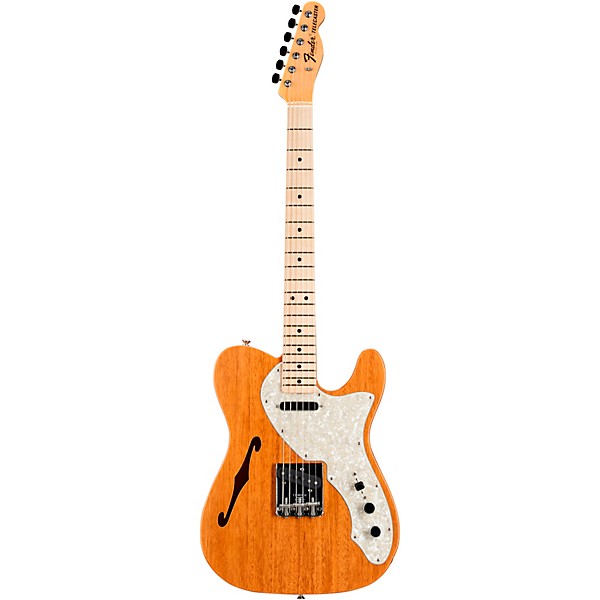 Fender Custom Shop Vintage Custom 1968 Telecaster Thinline Electric Guitar Aged Natural