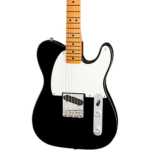 Vintage Custom 1950 Pine Esquire Electric Guitar Aged Black