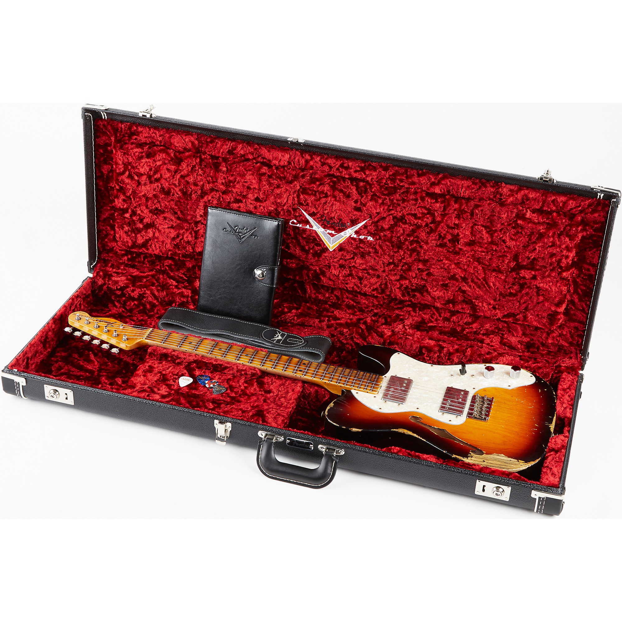 Platinum Fender Custom Shop 72 Telecaster Thinline Heavy