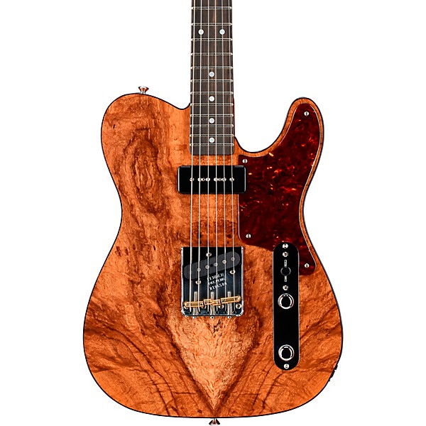 Fender Custom Shop Artisan Telecaster Thinline Fiji Mahogany Body with Flame Koa Top Electric Guitar Aged Natural