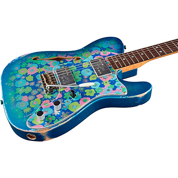 Platinum Fender Custom Shop 72 Telecaster Thinline Relic Rosewood