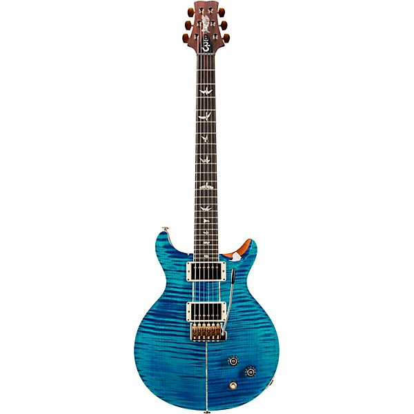 PRS Santana Retro 10-Top with Santana Pick-Ups and Nickel Hardware Electric Guitar Aquamarine