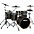 ddrum Dominion Birch 6-Piece Shell Pack With Ash Venee... ddrum Dominion Birch 6-Piece Shell Pack With Ash Veneer Trans Black