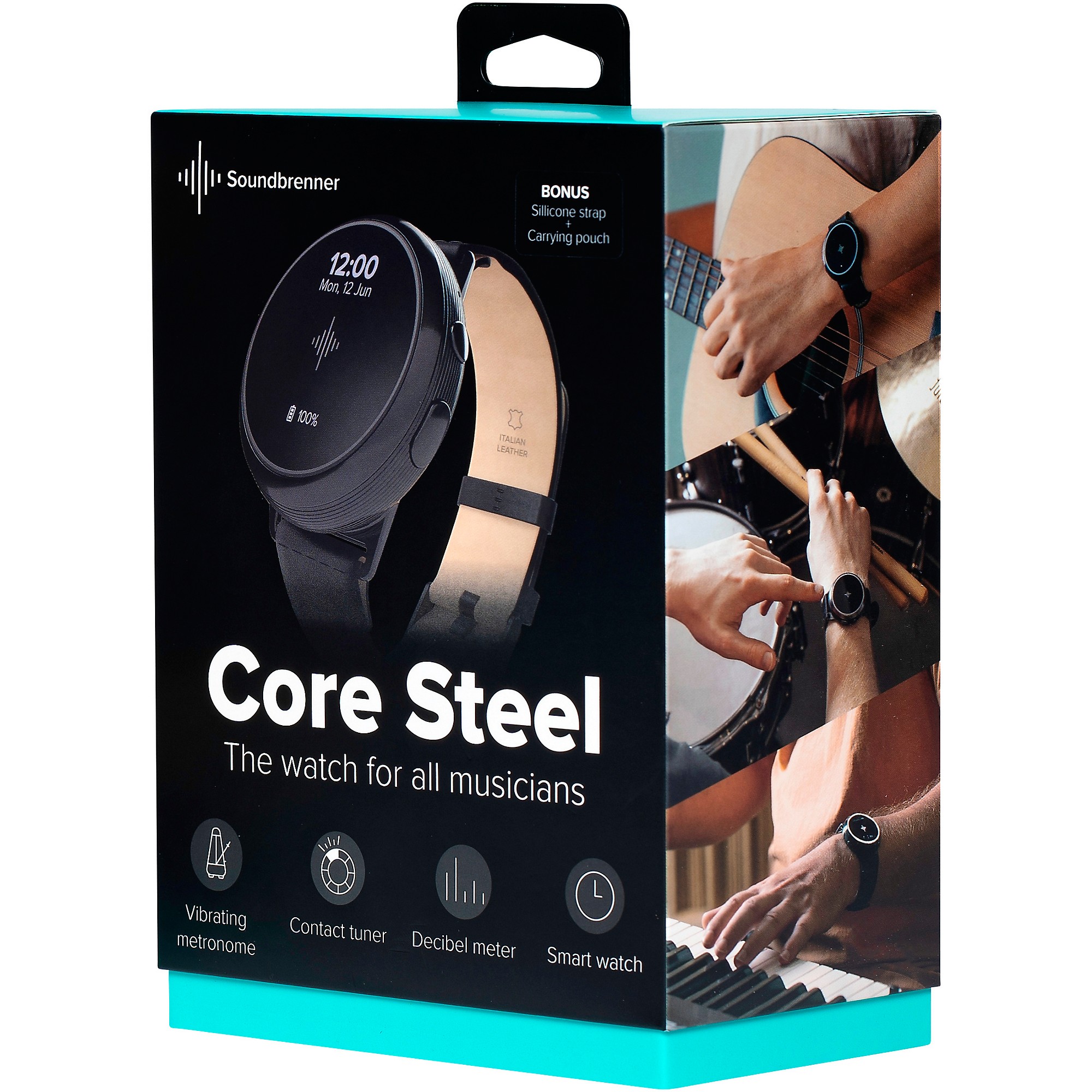 Soundbrenner Core Steel 4-in-1 Smart Music Tool | Guitar Center