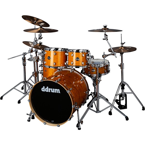 ddrum Dominion Birch 5-Piece Shell Pack With Ash Veneer Gloss Natural