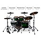 ddrum Dominion Birch 5-Piece Shell Pack With Ash Veneer Green Burst