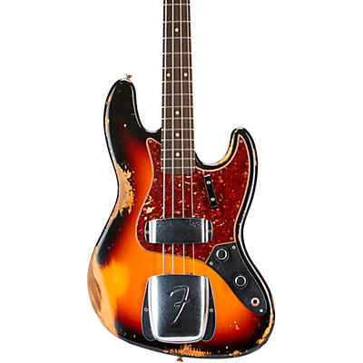 Fender Custom Shop 60 Jazz Bass Heavy Relic 3-Color Sunburst for sale