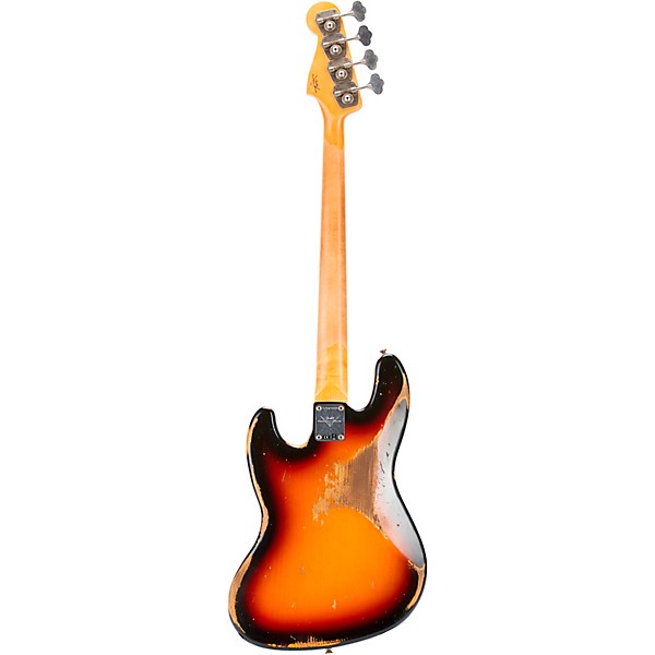 Fender Custom Shop 60 Jazz Bass Heavy Relic 3-Color Sunburst