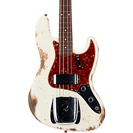 Fender Custom Shop 60 Jazz Bass Heavy Relic Aged Olympic White