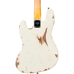 Fender Custom Shop 60 Jazz Bass Heavy Relic Aged Olympic White