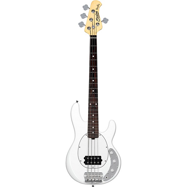 Sterling by Music Man StingRay Short Scale Rosewood Fingerboard Electric Bass Olympic White