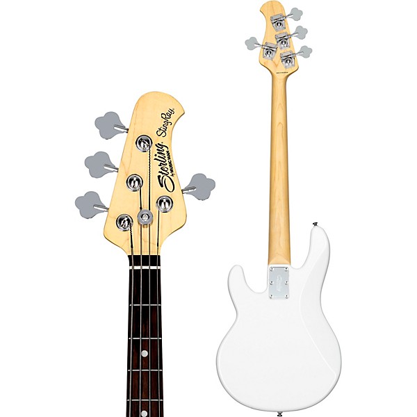 Sterling by Music Man StingRay Short Scale Rosewood Fingerboard Electric Bass Olympic White