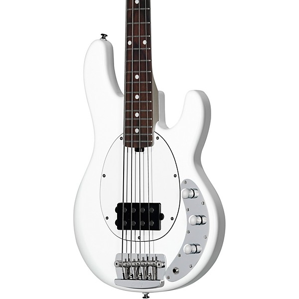 Sterling by Music Man StingRay Short Scale Rosewood Fingerboard Electric Bass Olympic White