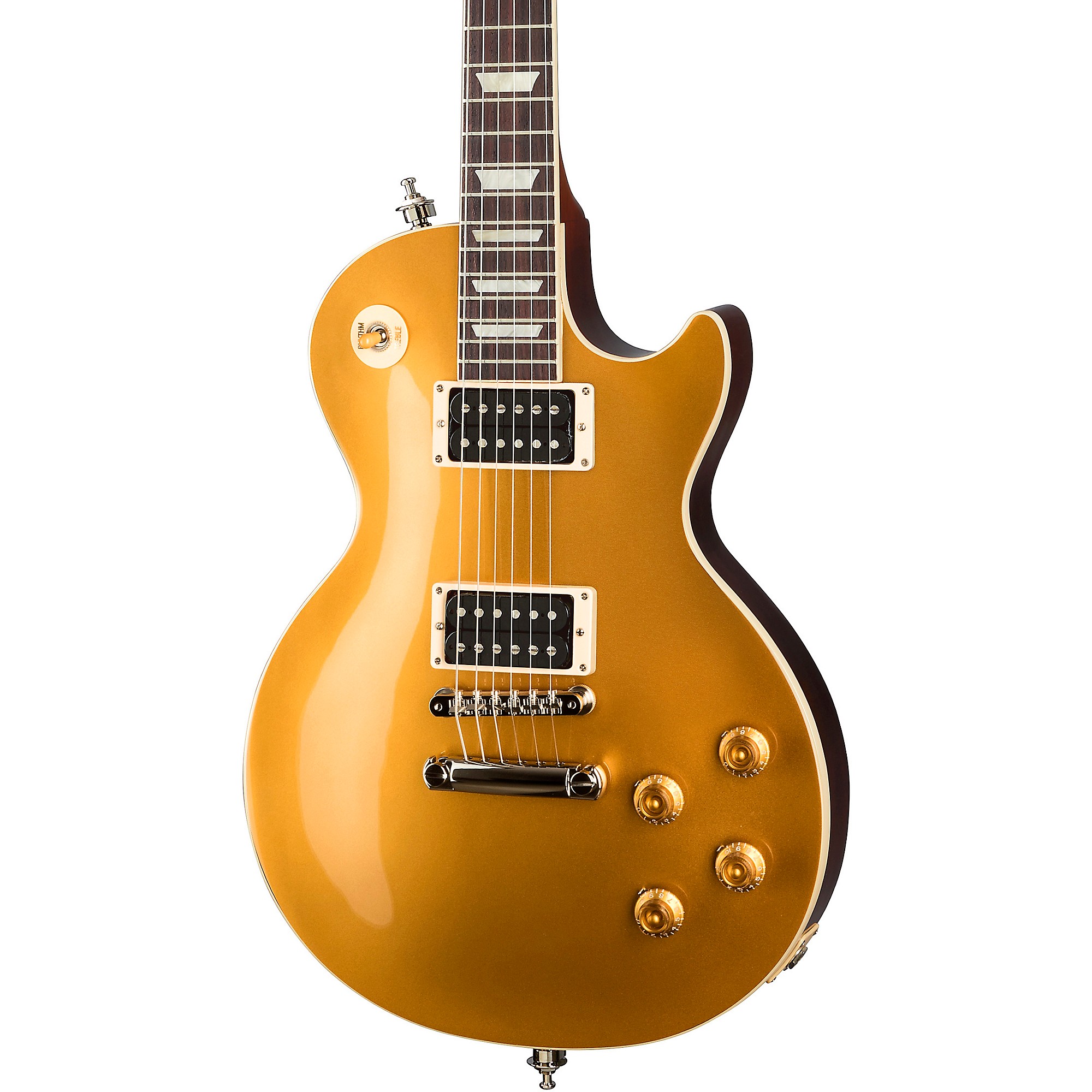 Gibson Slash Les Paul Standard Electric Guitar Victoria Gold Top