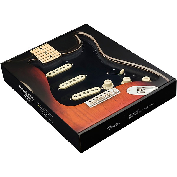 Fender Stratocaster SSS Custom '69 Pre-Wired Pickguard Black/White/Black
