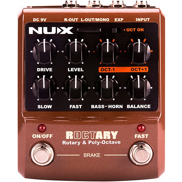 NUX Roctary Polyphonic Octave and Rotary-Speaker Simulator