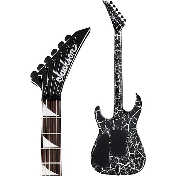 Jackson X Series Soloist SL3X DX Crackle Electric Guitar Silver Crackle