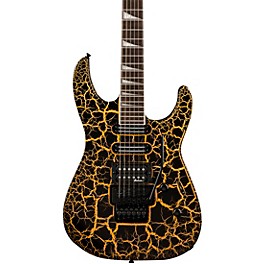 Jackson X Series Soloist SL3X DX Crackle Electric Guitar Yellow Crackle