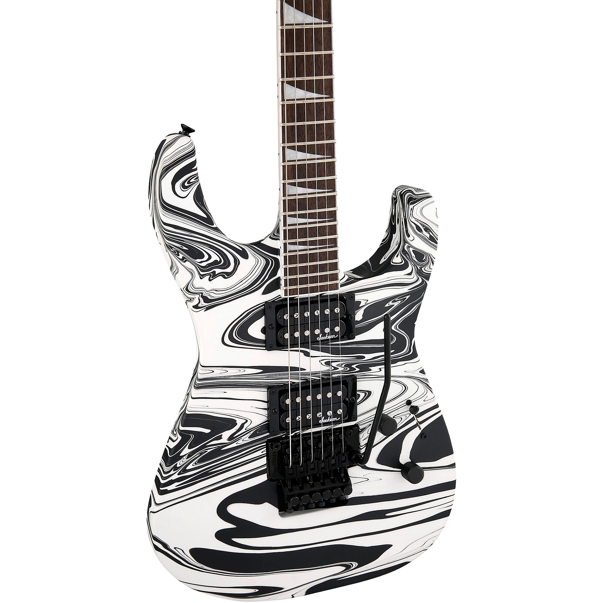 Jackson X Series Soloist SLX DX Swirl Electric Guitar White Swirl
