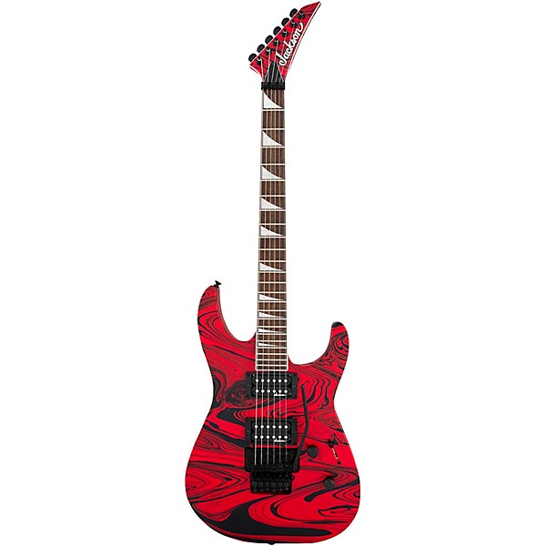 Jackson X Series Soloist SLX DX Swirl Electric Guitar Red Swirl
