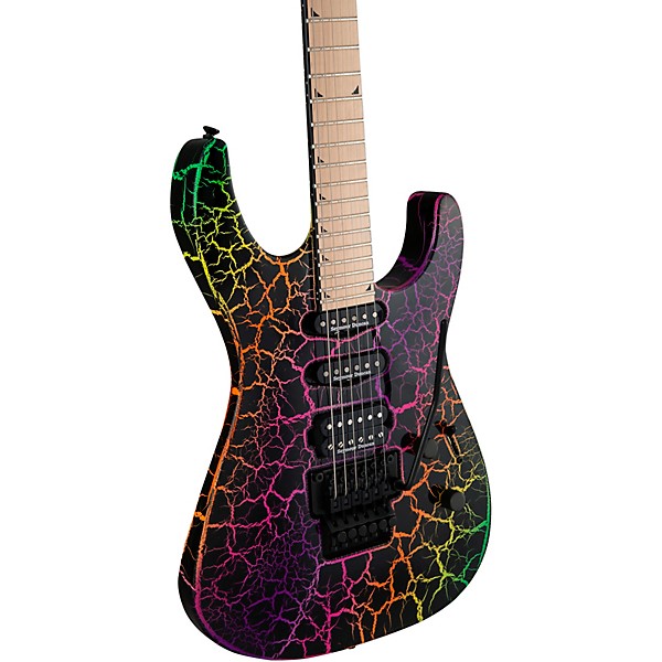 Jackson Pro Series Soloist SL3M Electric Guitar Rainbow Crackle