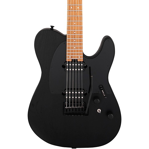 Charvel Pro-Mod So-Cal Style 24 HH 2PT CM Ash Electric Guitar Black Ash  Guitar Center