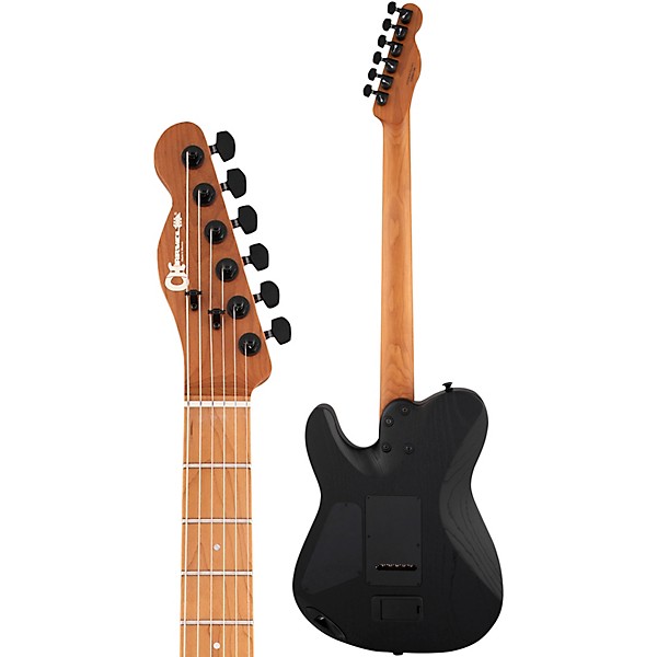 Charvel Pro-Mod So-Cal Style 2 24 HH 2PT CM Ash Electric Guitar Black Ash