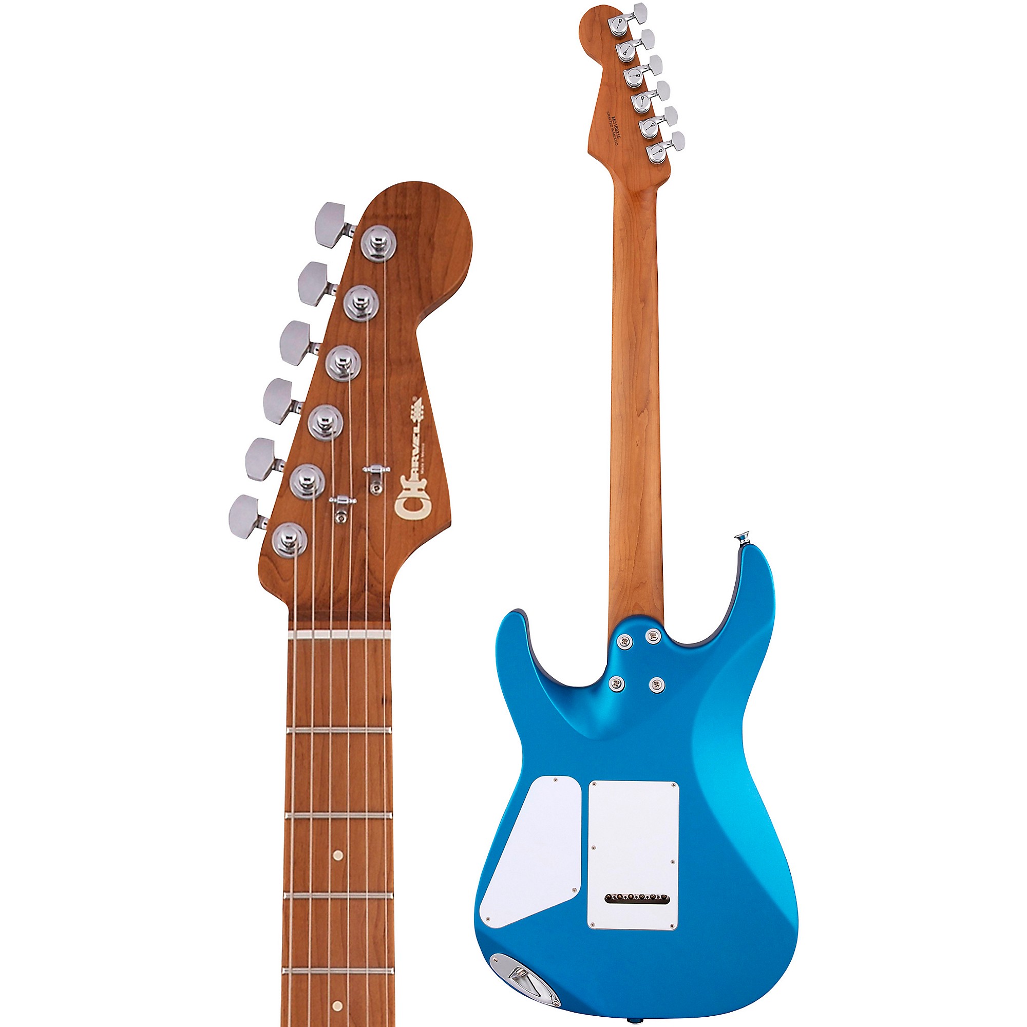Dinky™ (DK) :: Pro-Mod DK22 SSS 2PT CM Mahogany with Walnut