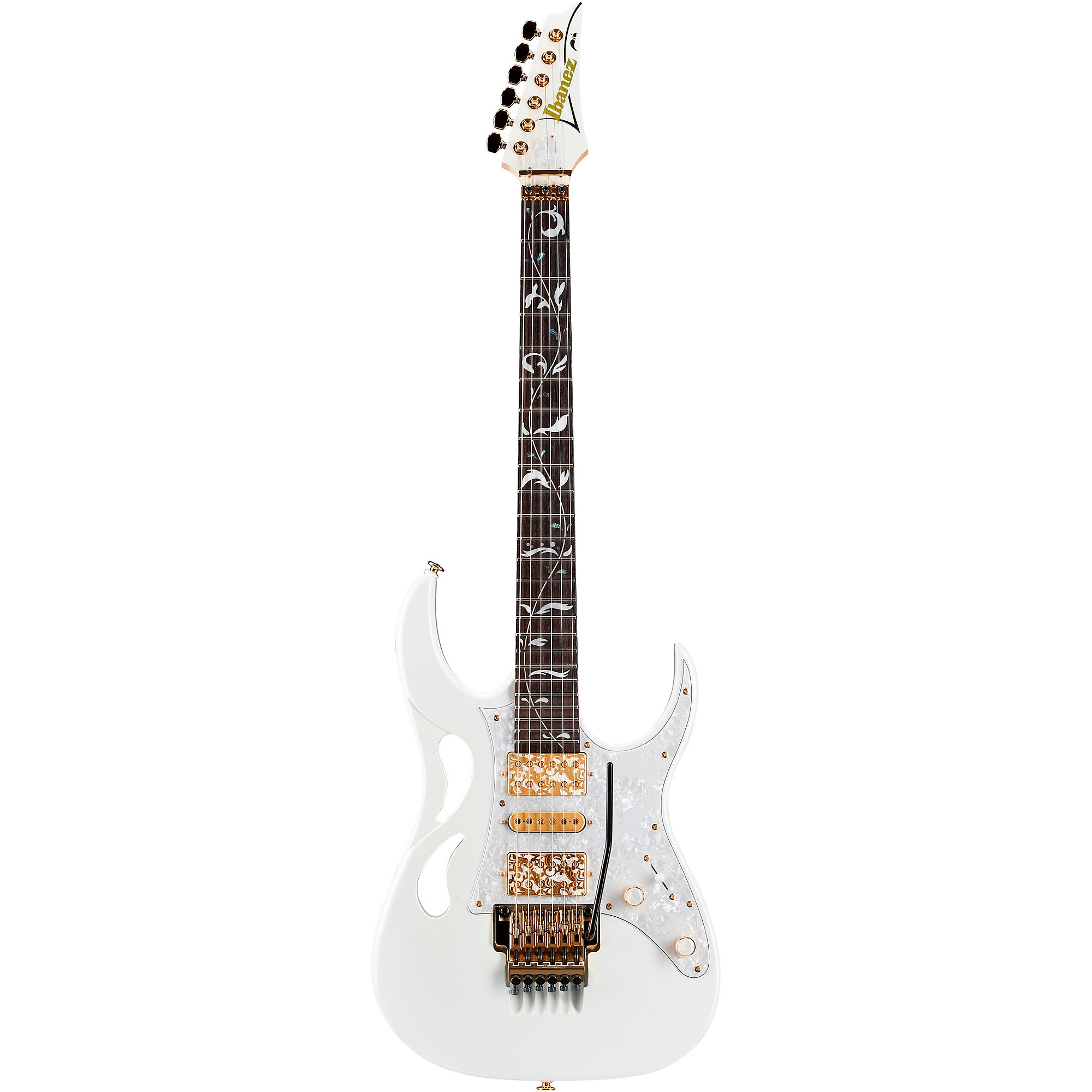 Ibanez PIA3761 Steve Vai Signature Electric Guitar Stallion White 