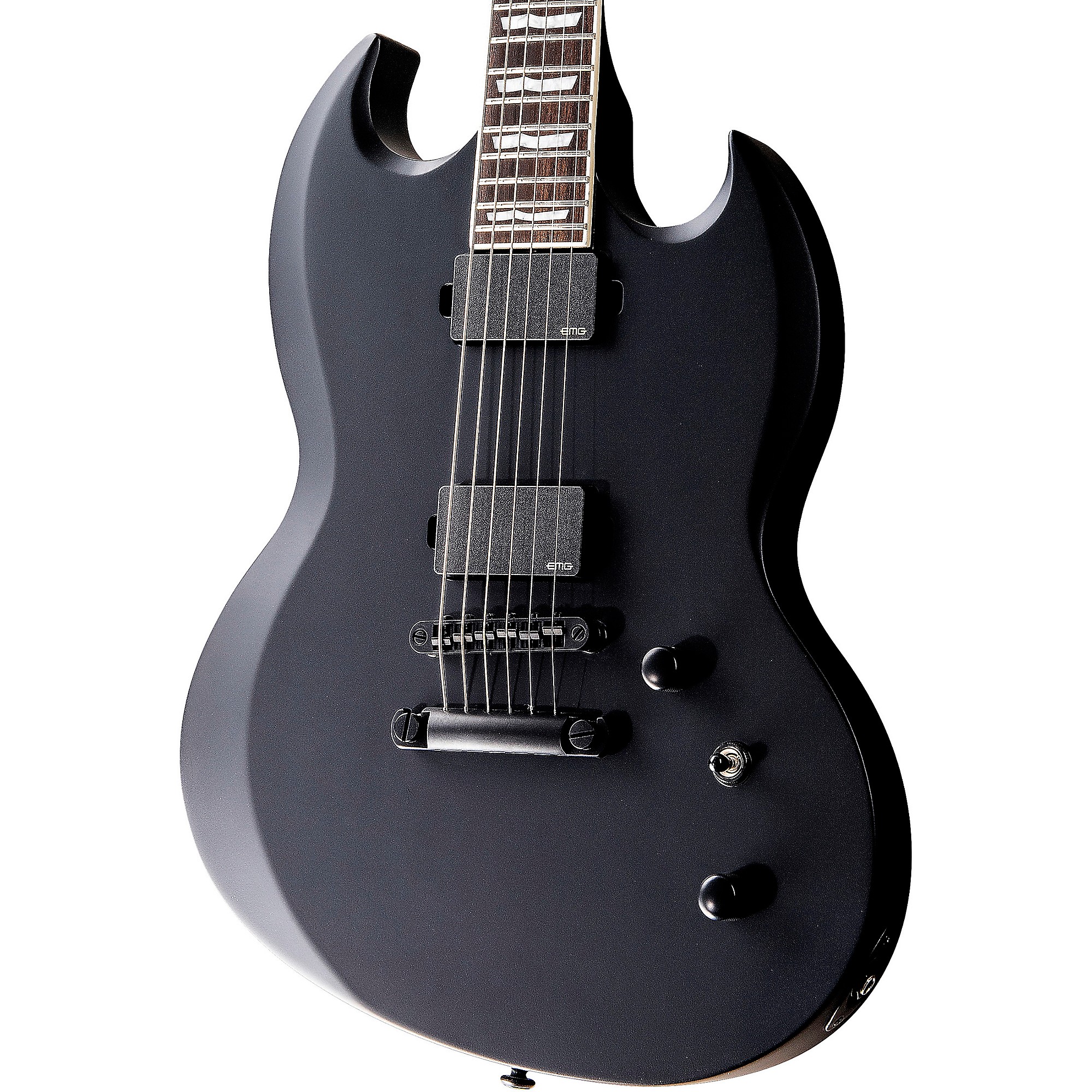 ESP LTD Viper-400 Baritone Electric Guitar Black Satin | Guitar Center