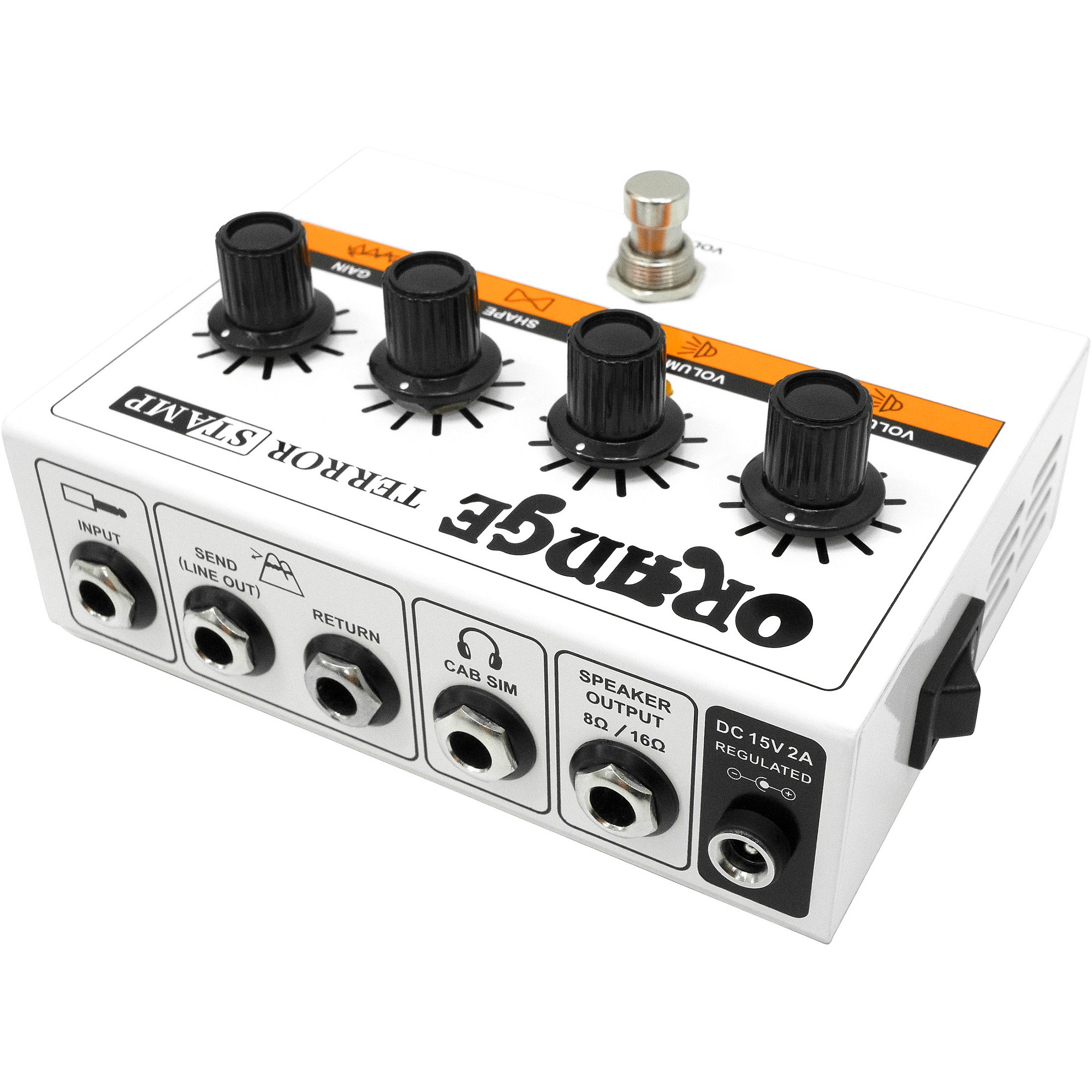 Orange Amplifiers Terror Stamp 20W Tube Hybrid Pedal Amp White