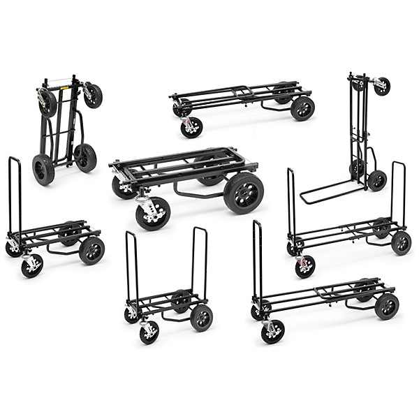 Rock N Roller R12STEALTH Multi-Cart All-Terrain With R-Trac Wheel, Stealth Black