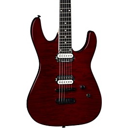 Dean Modern 24 Select Flame Top Electric Guitar Transparent Cherry