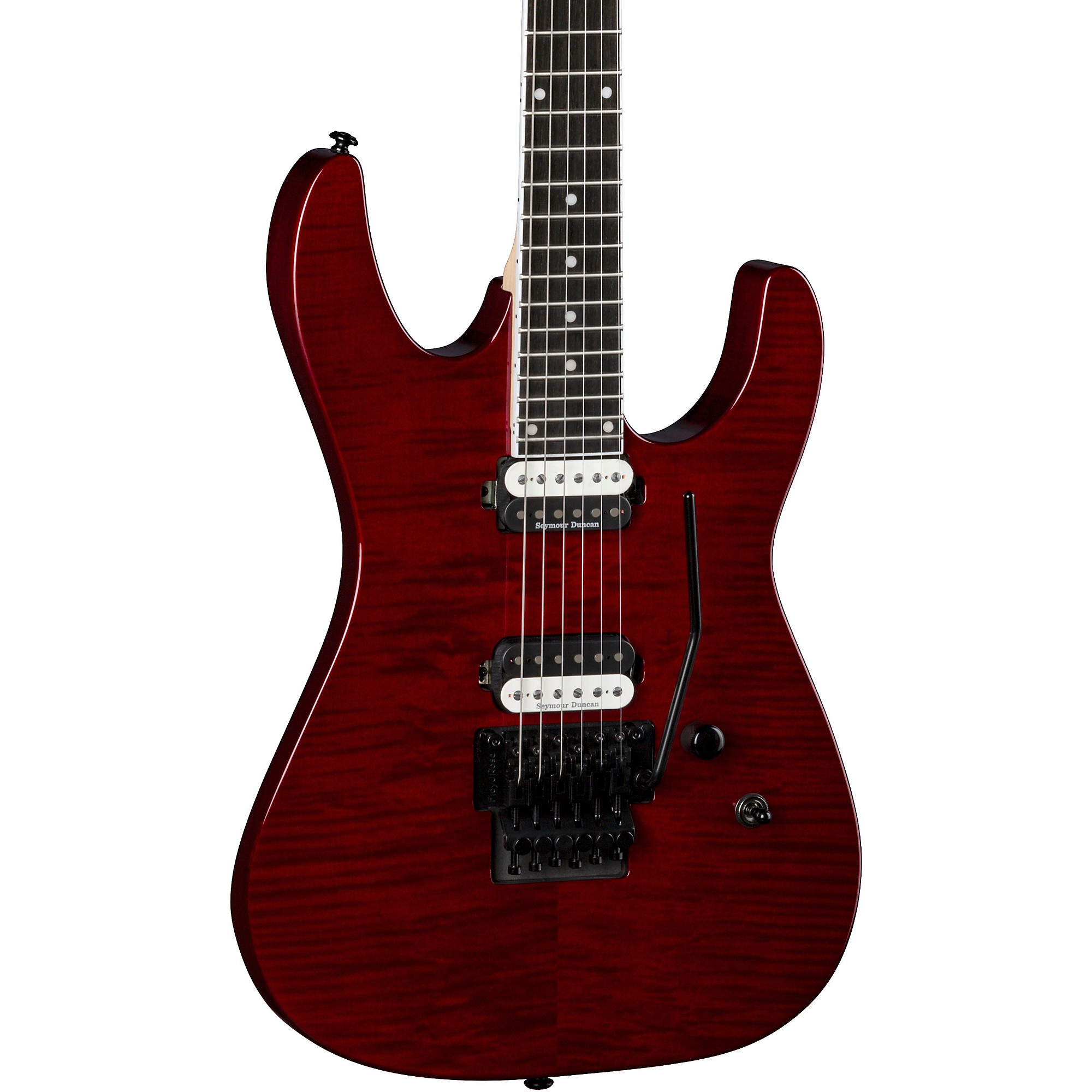 Dean Modern 24 Select Flame Top With Floyd Rose Bridge Electric