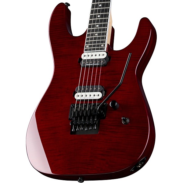Dean Modern 24 Select Flame Top With Floyd Rose Bridge Electric Guitar Transparent Cherry